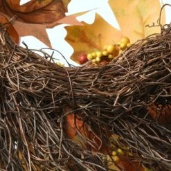 National Tree Company Artificial Autumn Wreath, Decorated With Pumpkins, Gourds, Berry Clusters, Maple Leaves, Autumn Collection, 22 In 7 National Tree Company Artificial Autumn Wreath, Decorated With Pumpkins, Gourds, Berry Clusters, Maple Leaves, Autumn Collection, 22 In -National Tree Company GUEST 01b3d0ef 0cad 4407 a8ad f5cb90127b4b