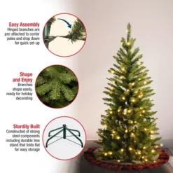 Pencil Slim Kingswood Fir Artificial Christmas Tree Clear Lights - National Tree Company 7 Pencil Slim Kingswood Fir Artificial Christmas Tree Clear Lights - National Tree Company -National Tree Company GUEST 0595b429 65b6 4191 8b1d 6b025043c6d8