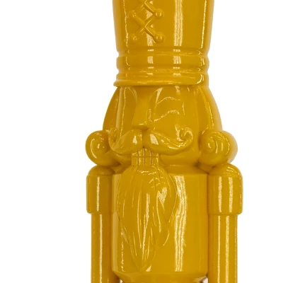 10” Nutcracker Stocking Holder Yellow - National Tree Company 2 10” Nutcracker Stocking Holder Yellow - National Tree Company - Image 2