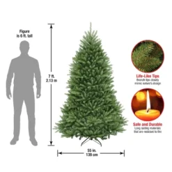 Unlit Dunhill Fir Artificial Christmas Tree - National Tree Company -National Tree Company GUEST 2a8a7cde e749 4230 bfcf 8a2ba138404e