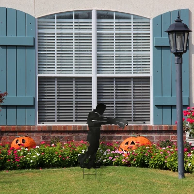 48" Halloween Frankenstein Garden Stake - National Tree Company 1 48" Halloween Frankenstein Garden Stake - National Tree Company