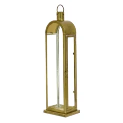 28" HGTV Arched Candle Lantern Antique Bronze - National Tree Company -National Tree Company GUEST 42967350 a4cc 4769 8194 d760ffbc1590