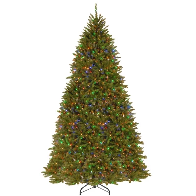 10' Prelit PowerConnect Dunhill Fir Artificial Christmas Tree Dual Color Lights - National Tree Company 1 10' Prelit PowerConnect Dunhill Fir Artificial Christmas Tree Dual Color Lights - National Tree Company