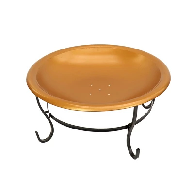 29" Copper Fire Pit With Stand And Screen - National Tree Company 3 29" Copper Fire Pit With Stand And Screen - National Tree Company - Image 3