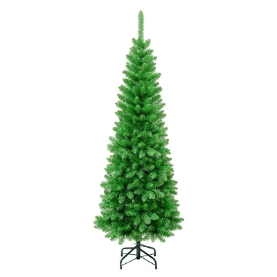 National Tree Company First Traditions Unlit Pencil Rowan Hinged Artificial Christmas Tree 4 National Tree Company First Traditions Unlit Pencil Rowan Hinged Artificial Christmas Tree - Image 4