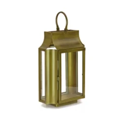 18" HGTV Slim Lantern Gold - National Tree Company -National Tree Company GUEST 8aa8f5e0 d285 41e7 a487 64b8e8aeecd1