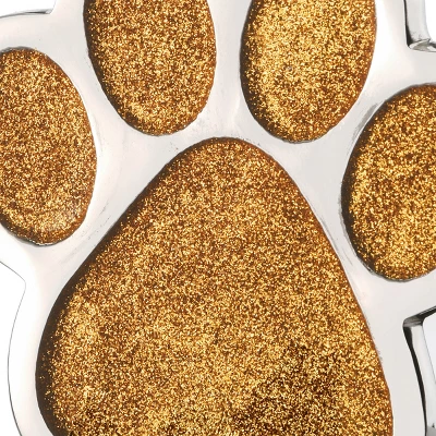 4pc 5" Gold Sparkle "NOEL" Stocking Holders - National Tree Company 2 4pc 5" Gold Sparkle "NOEL" Stocking Holders - National Tree Company - Image 2