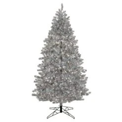 Prelit Matte Silver Metallic Artificial Christmas Tree Warm White Lights - National Tree Company 10 Prelit Matte Silver Metallic Artificial Christmas Tree Warm White Lights - National Tree Company -National Tree Company GUEST 9c684465 ae0d 45a3 b4f5 cb297e00ddb2