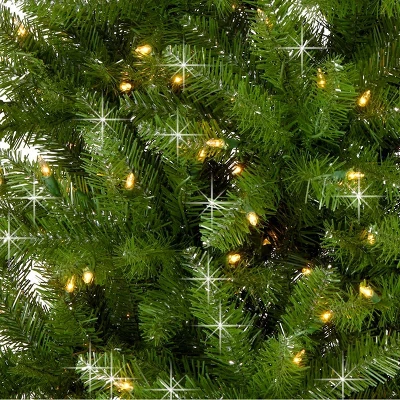 National Tree Company 7.5' Pre-lit Dunhill Shimmer Fir Artificial Christmas Tree 1 National Tree Company 7.5' Pre-lit Dunhill Shimmer Fir Artificial Christmas Tree