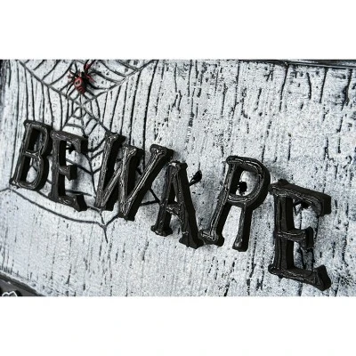 National Tree Company 18" Animated Halloween Door Sign, Sound Activated 3 National Tree Company 18" Animated Halloween Door Sign, Sound Activated - Image 3