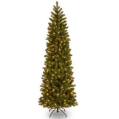 Prelit Slim Feel Real Downswept Douglas Fir Artificial Christmas Tree Clear Lights - National Tree Company 7 Prelit Slim Feel Real Downswept Douglas Fir Artificial Christmas Tree Clear Lights - National Tree Company - Image 7