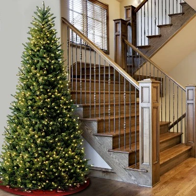 National Tree Company 10' Pre-lit Full Natural Fraser Fir Artificial Christmas Tree With Clear Lights 3 National Tree Company 10' Pre-lit Full Natural Fraser Fir Artificial Christmas Tree With Clear Lights - Image 3