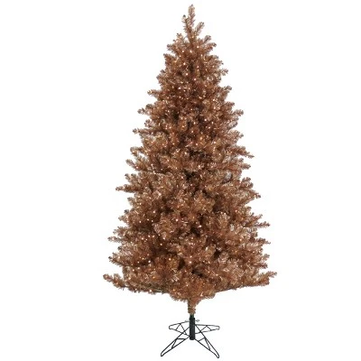 Prelit Rose Gold Metallic Artificial Christmas Tree Warm White Lights - National Tree Company 6 Prelit Rose Gold Metallic Artificial Christmas Tree Warm White Lights - National Tree Company - Image 6