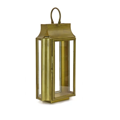 22" HGTV Slim Lantern Gold - National Tree Company 4 22" HGTV Slim Lantern Gold - National Tree Company - Image 4