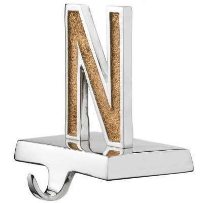 4pc 5" Gold Sparkle "NOEL" Stocking Holders - National Tree Company 4 4pc 5" Gold Sparkle "NOEL" Stocking Holders - National Tree Company - Image 4