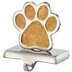 3pc 5" Gold Sparkle "JOY" Stocking Holders - National Tree Company -National Tree Company GUEST ce5c5b12 1d1b 48b4 87c2 8c091a3a25ca