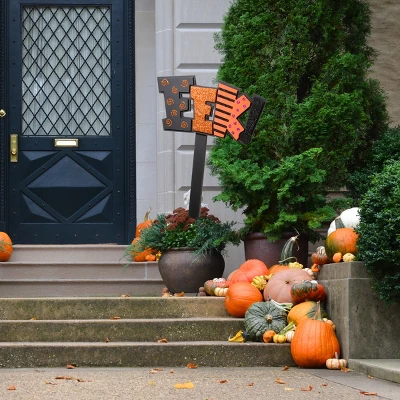 18" Halloween EEK! Garden Stake - National Tree Company 1 18" Halloween EEK! Garden Stake - National Tree Company