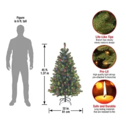 Prelit North Valley Spruce Artificial Christmas Tree Multicolor Lights - National Tree Company 8 Prelit North Valley Spruce Artificial Christmas Tree Multicolor Lights - National Tree Company -National Tree Company GUEST da615c3c 5d2e 4f7c 94e3 d8398e855d27