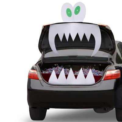 National Tree Company's Tricky Trunk Halloween Freaky Fangs Car Decoration Kit 1 National Tree Company's Tricky Trunk Halloween Freaky Fangs Car Decoration Kit