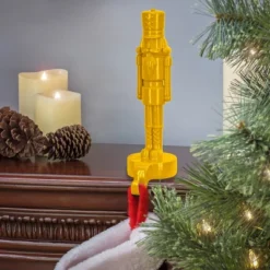 National Tree Company 35 10” Nutcracker Stocking Holder Yellow - National Tree Company