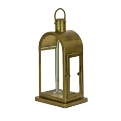 16" HGTV Arched Candle Lantern Antique Bronze - National Tree Company -National Tree Company GUEST ebfac0c6 defc 4056 a7e9 2c9910fffdce