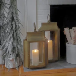 22" HGTV Slim Lantern Gold - National Tree Company 6 22" HGTV Slim Lantern Gold - National Tree Company -National Tree Company GUEST efb06dfb 18b5 4410 89a9 362e3b378e3c