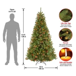 Prelit North Valley Spruce Artificial Christmas Tree Multicolor Lights - National Tree Company 9 Prelit North Valley Spruce Artificial Christmas Tree Multicolor Lights - National Tree Company -National Tree Company GUEST f78d9a80 3c27 4546 80bb a0a01f095120