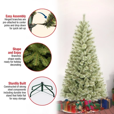 6' Unlit Hinged Arcadia Cashmere Pine Artificial Christmas Tree - National Tree Company 4 6' Unlit Hinged Arcadia Cashmere Pine Artificial Christmas Tree - National Tree Company - Image 4